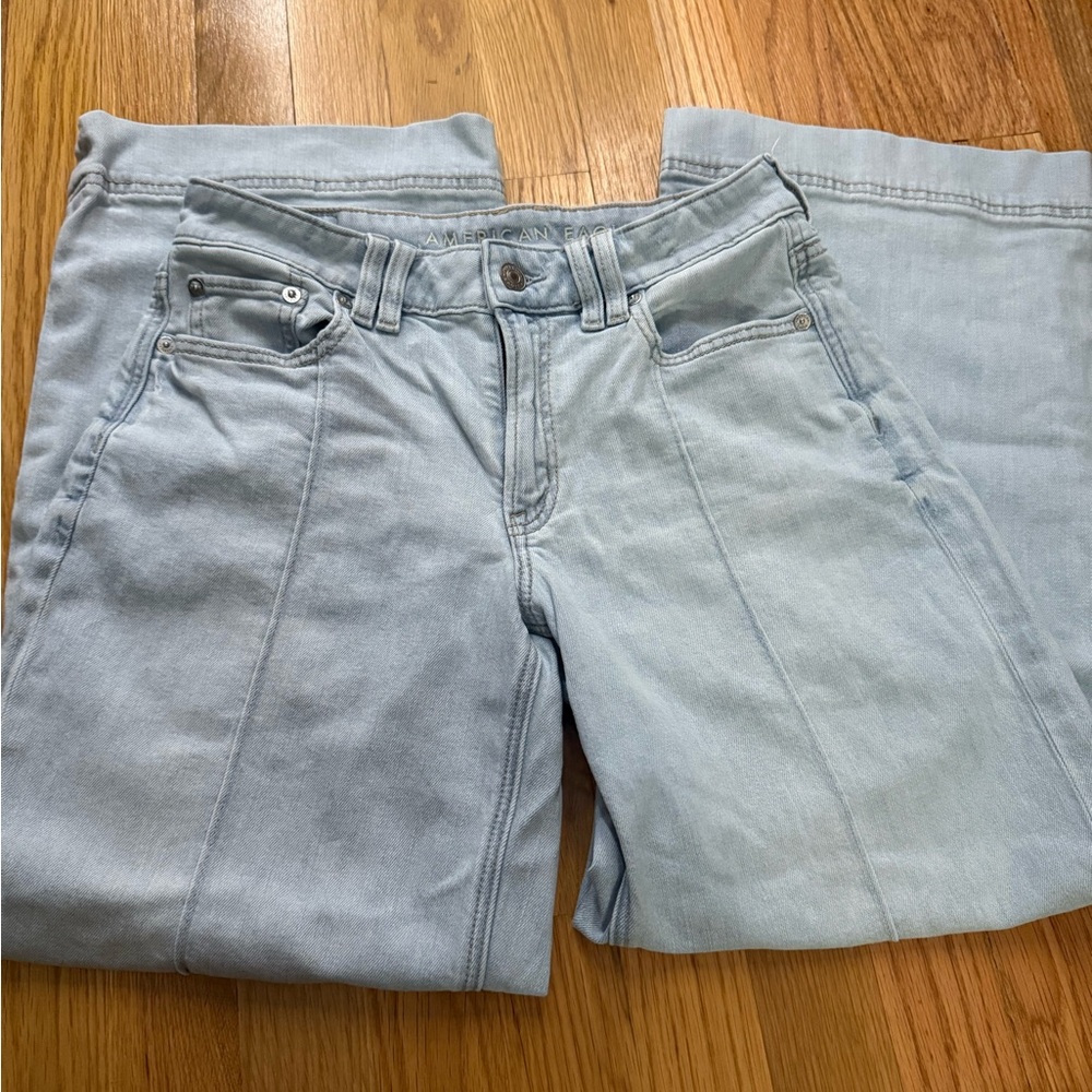 American Eagle Outfitters Light Blue Flare Jeans